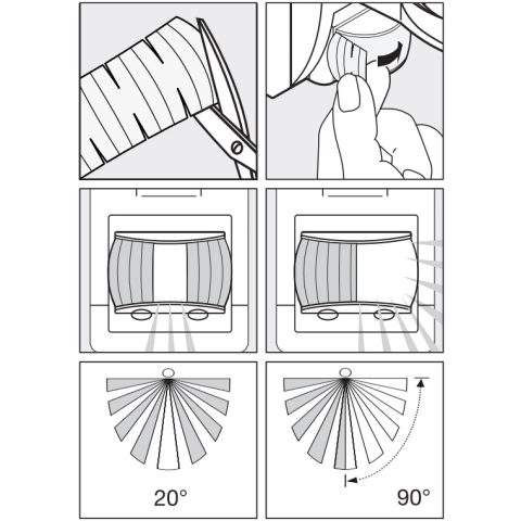 STEINEL Online Shop Sensor-Abdeckstreifen für Walzensensoren
